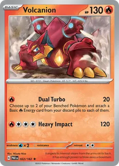 Volcanion #22, Reverse Holo
