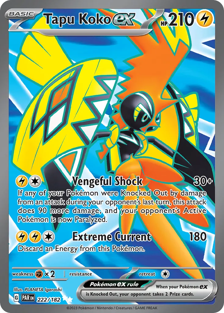 Tapu Koko ex #222, Paradox Rift