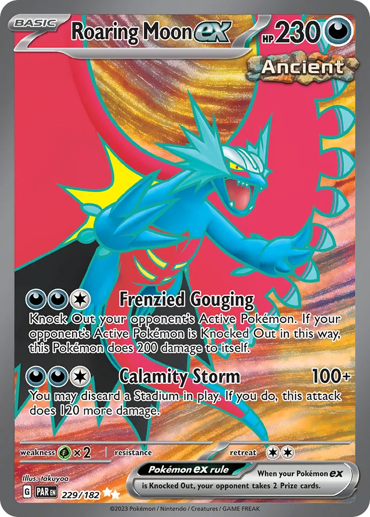 Roaring Moon ex #229, Paradox Rift