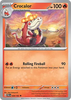 Crocalor #24, Reverse Holo