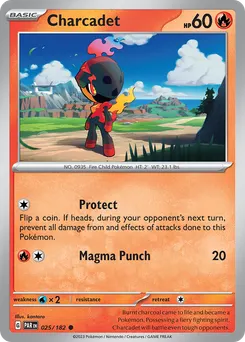Charcadet #25, Reverse Holo