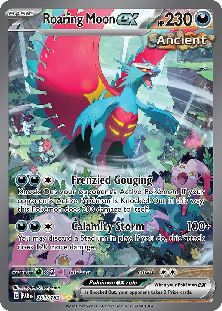 Roaring Moon ex #251, Paradox Rift