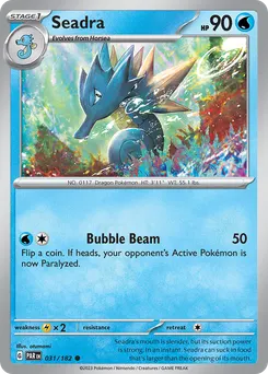 Seadra #31, Reverse Holo
