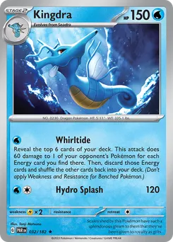 Kingdra #32, Reverse Holo