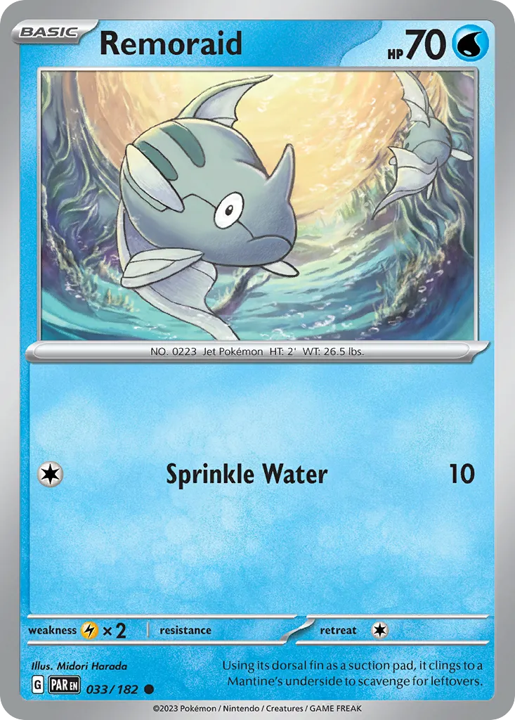 Remoraid #33, Paradox Rift Reverse Holo