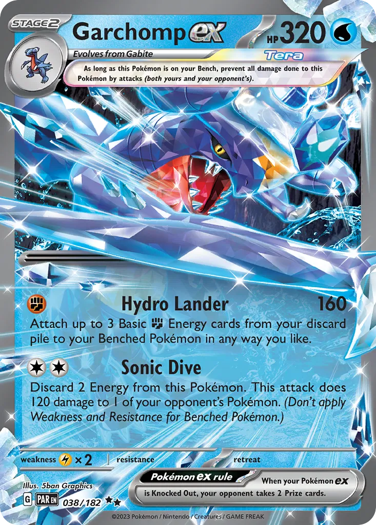 Garchomp ex #38, Paradox Rift