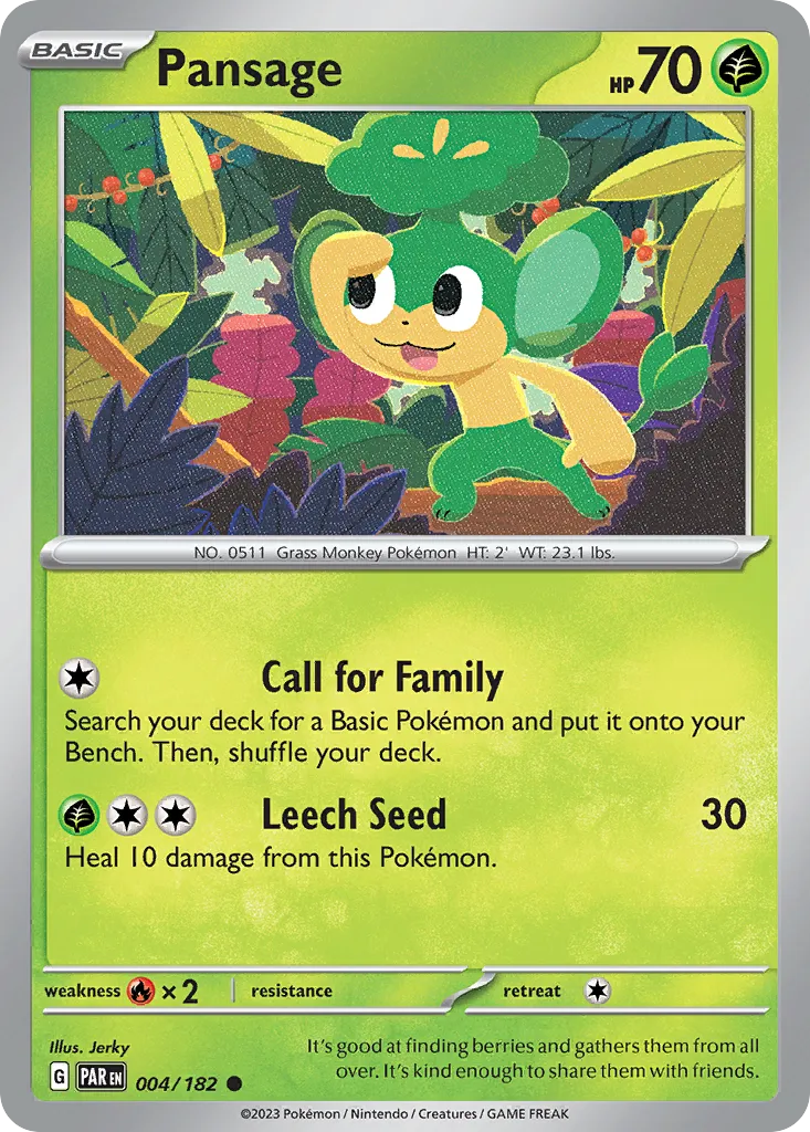 Pansage #4, Paradox Rift