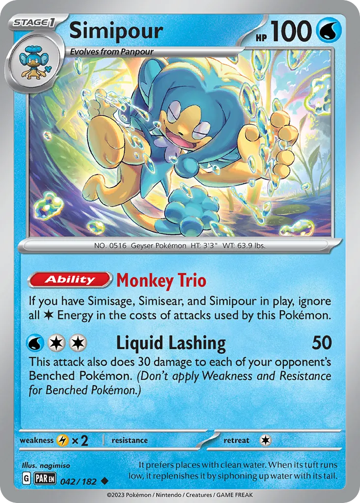 Simipour #42, Paradox Rift Reverse Holo