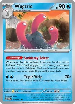 Wugtrio #53, Reverse Holo