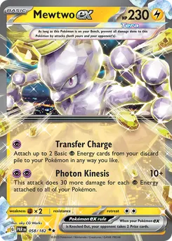 Mewtwo ex #58, Standard