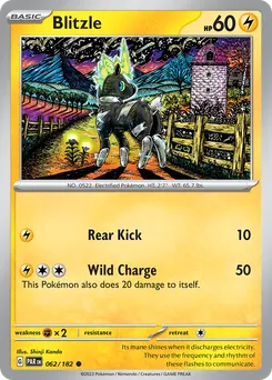 Blitzle #62, Reverse Holo