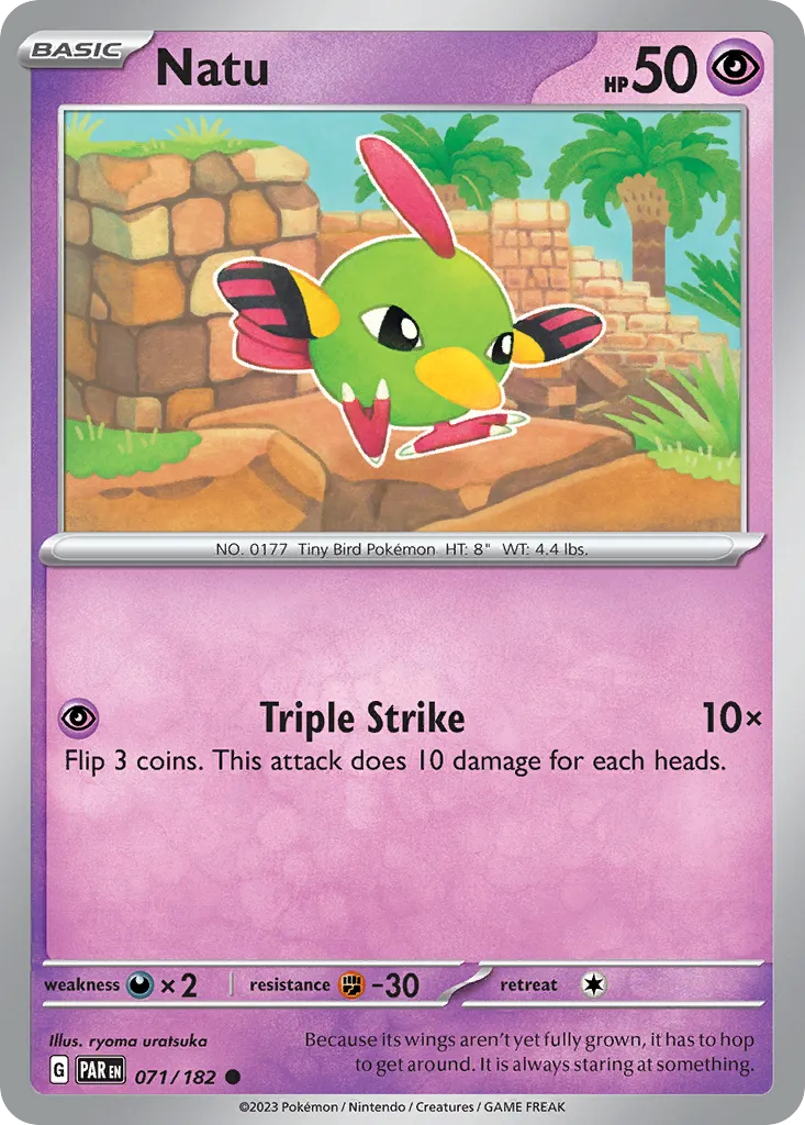 Natu #71, Paradox Rift Reverse Holo