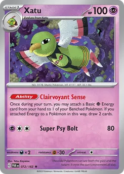 Xatu #72, Reverse Holo