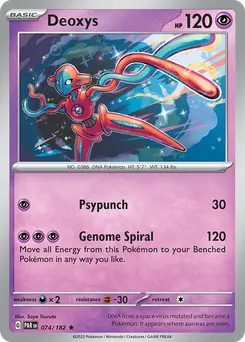 Deoxys #74, Reverse Holo