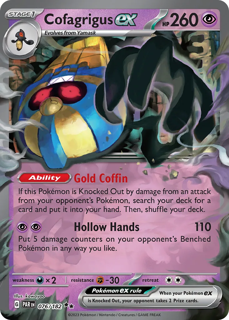Cofagrigus ex #76, Paradox Rift