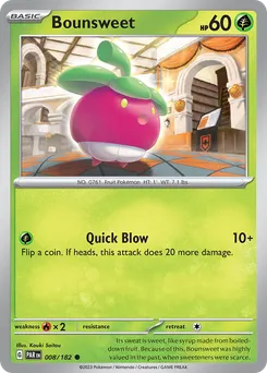 Bounsweet #8, Reverse Holo