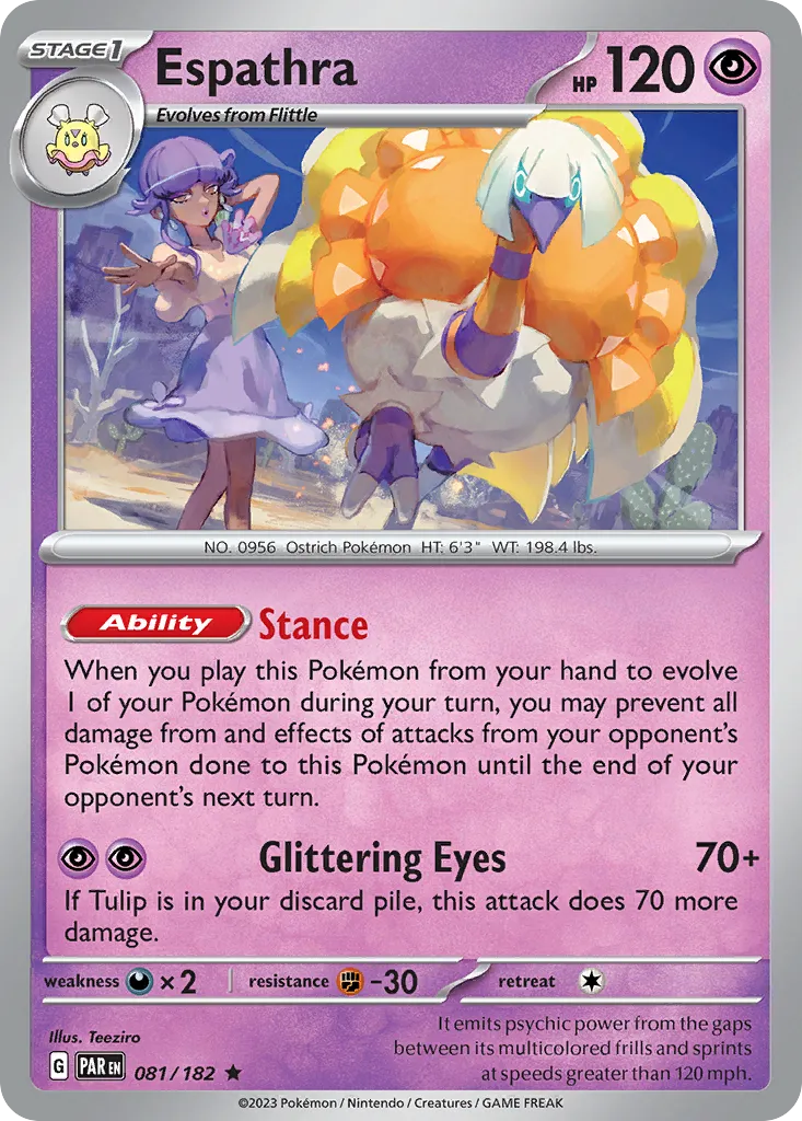 Espathra #81, Paradox Rift Reverse Holo