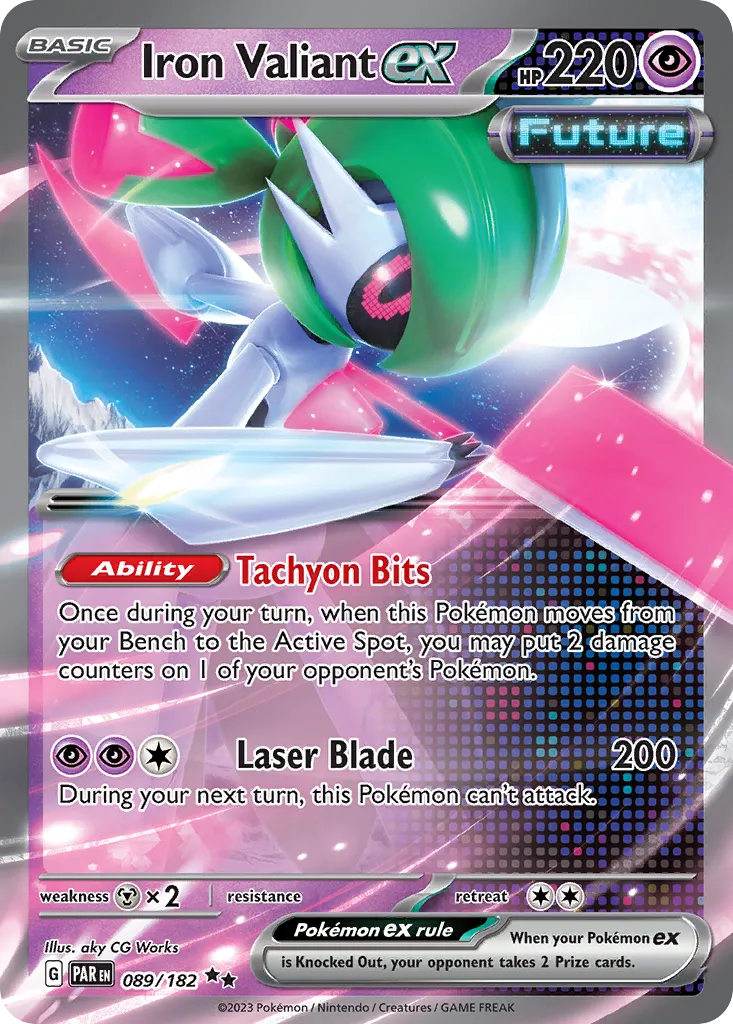Iron Valiant ex #89, Paradox Rift
