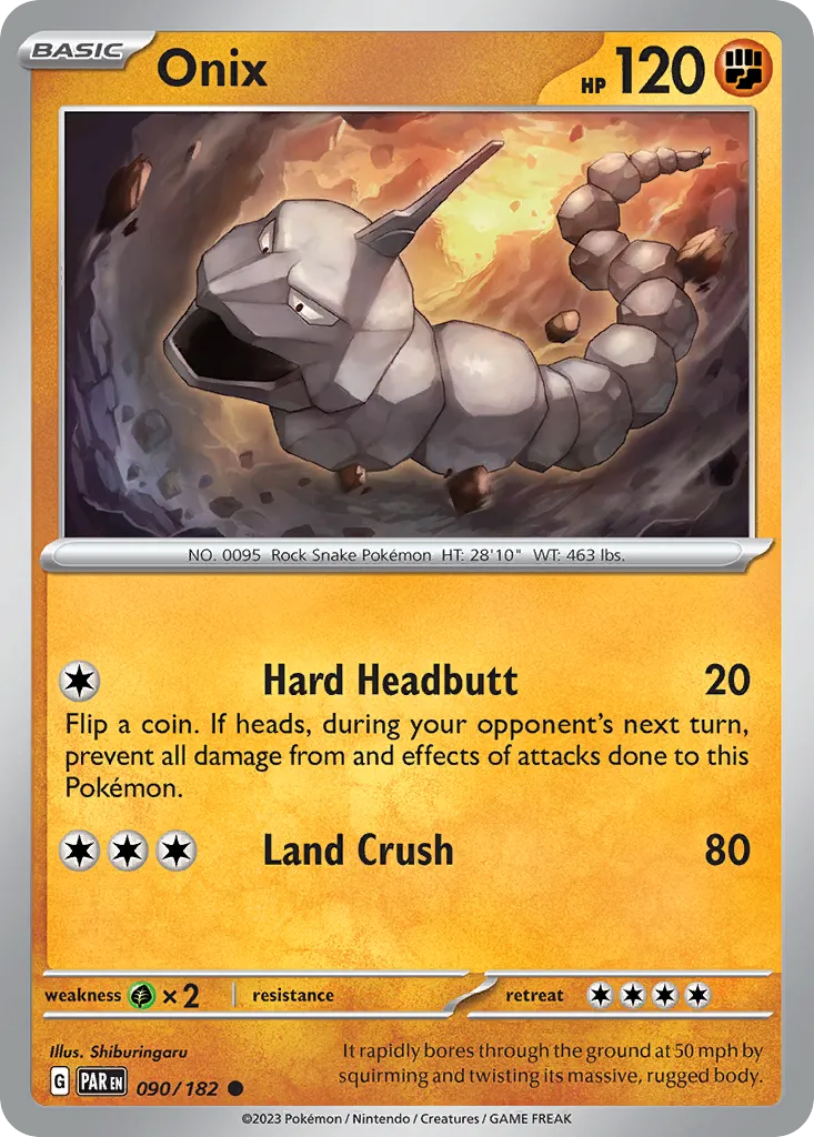 Onix #90, Paradox Rift Reverse Holo