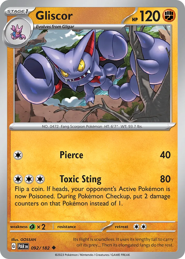 Gliscor #92, Paradox Rift