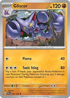 Gliscor #92, Standard