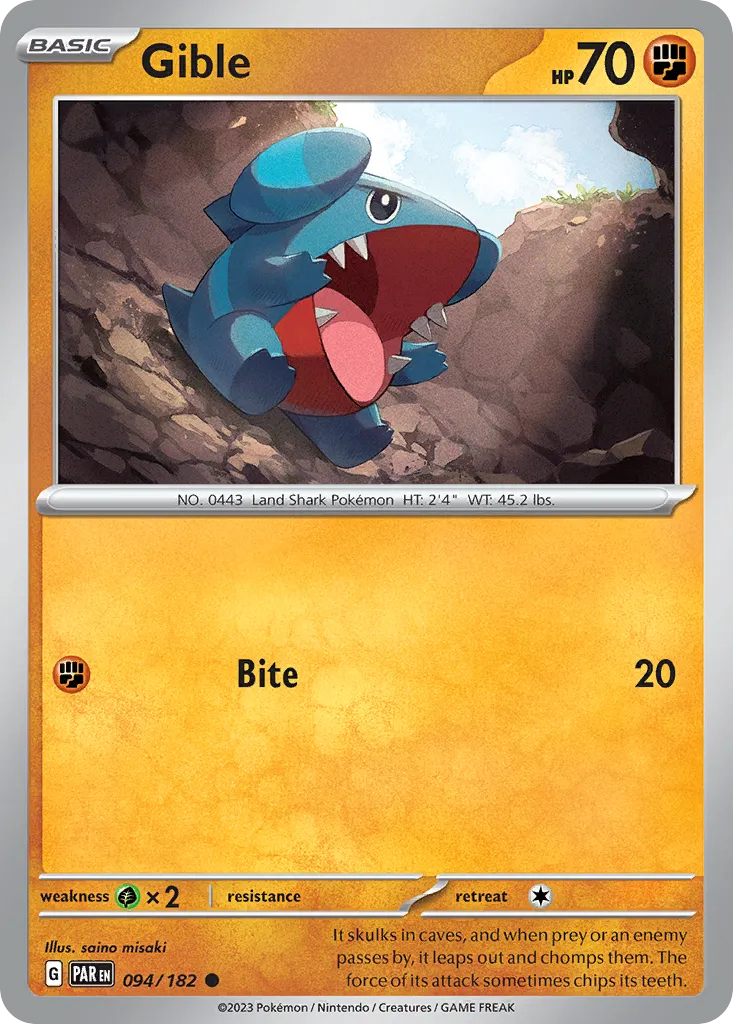 Gible #94, Paradox Rift