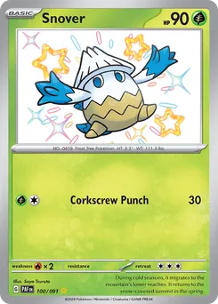 Snover #100, Shiny Rare