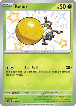 Rellor #108, Shiny Rare