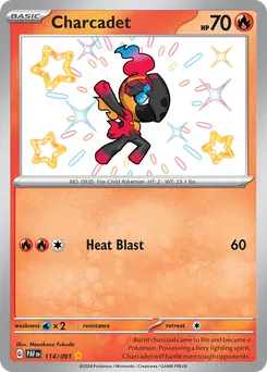 Charcadet #114, Shiny Rare