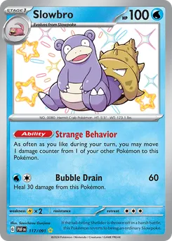 Slowbro #117, Shiny Rare