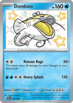 Dondozo #126, Shiny Rare