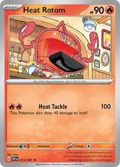 Heat Rotom #13, Reverse Holo