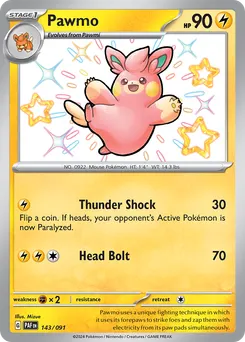 Pawmo #143, Shiny Rare