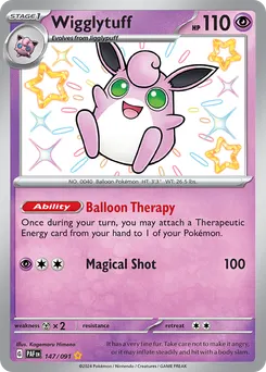 Wigglytuff #147, Shiny Rare