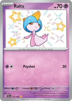 Ralts #153, Shiny Rare
