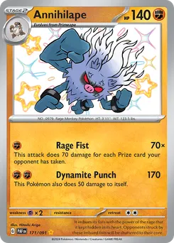 Annihilape #171, Shiny Rare