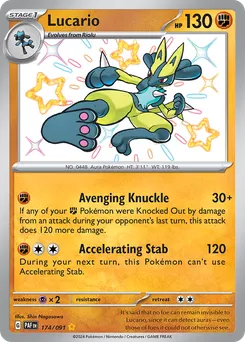 Lucario #174, Shiny Rare