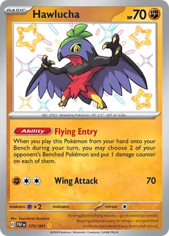 Hawlucha #175, Shiny Rare