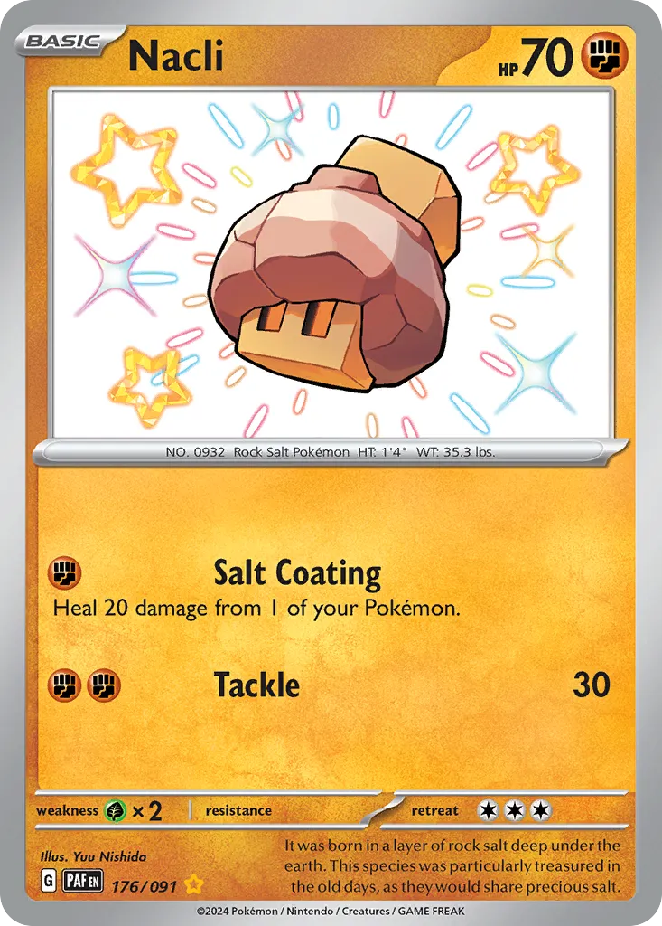 Nacli #176, Paldean Fates Shiny Rare