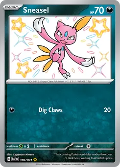 Sneasel #182, Shiny Rare