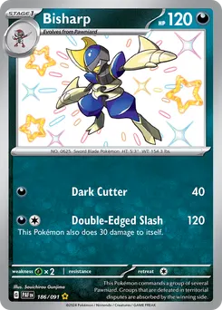 Bisharp #186, Shiny Rare