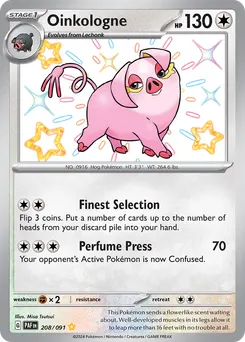 Oinkologne #208, Shiny Rare