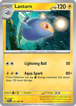 Lanturn #21, Reverse Holo