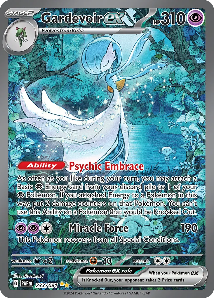 Gardevoir ex #233, Paldean Fates
