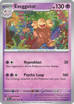 Exeggutor #24, Reverse Holo