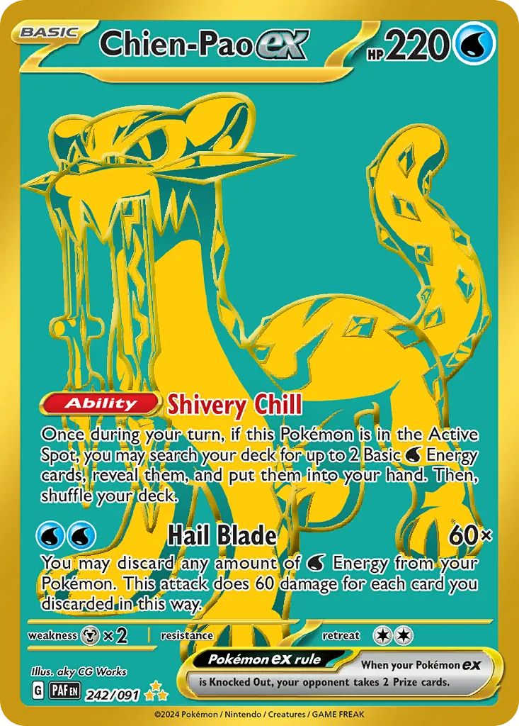 Chien-Pao ex #242, Paldean Fates