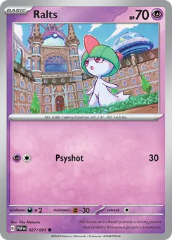 Ralts #27, Reverse Holo