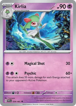 Kirlia #28, Reverse Holo