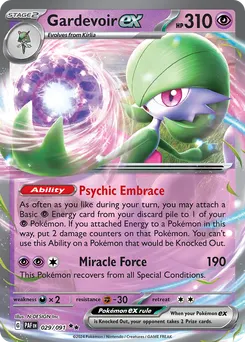 Gardevoir ex #29, Standard