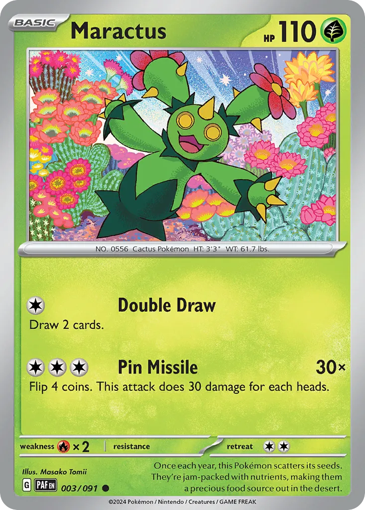 Maractus #3, Paldean Fates